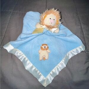 New With Tags Blanket & Beyond Blue Baby Blanket with Lion Plush